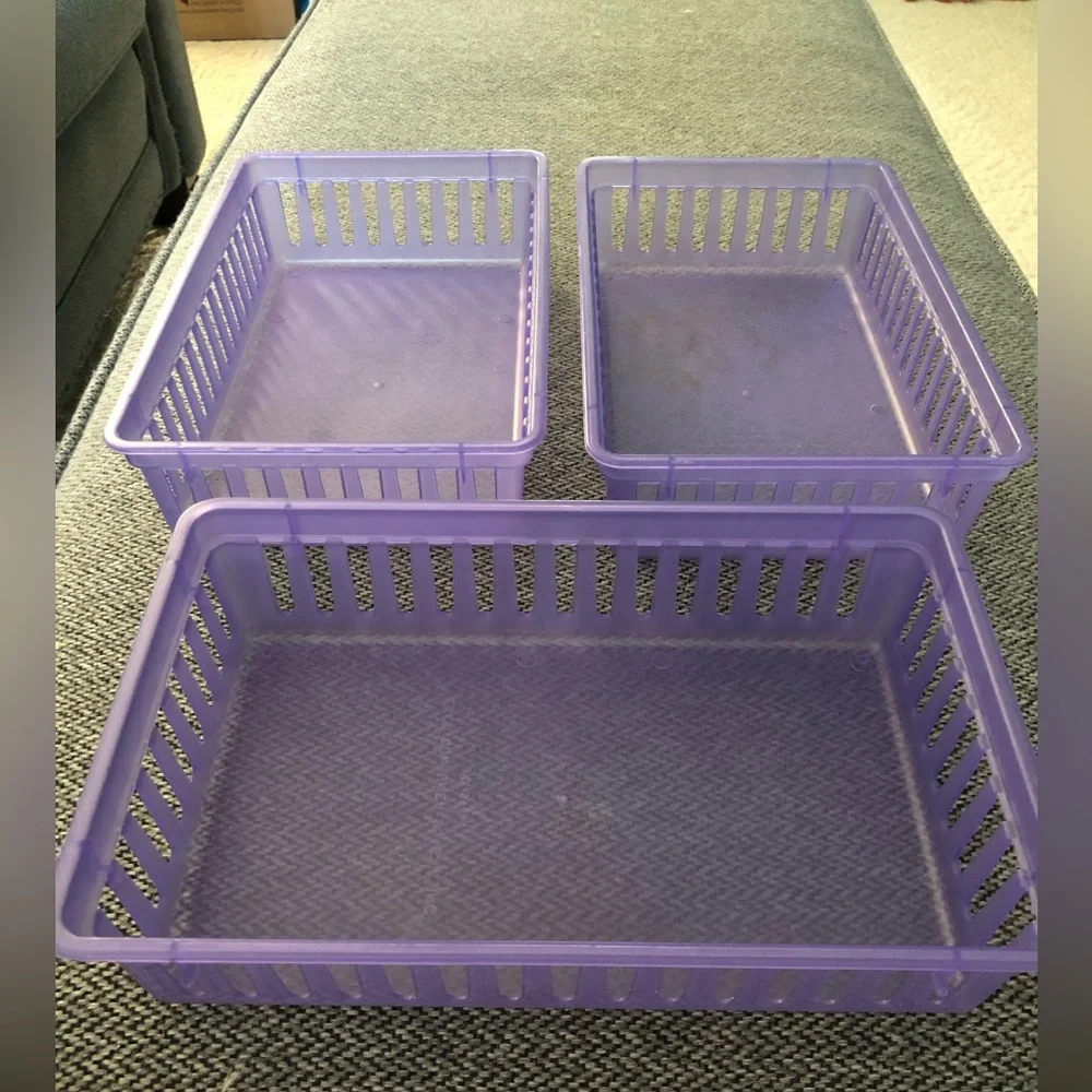 Ekco Plastic Storage Trays (3)